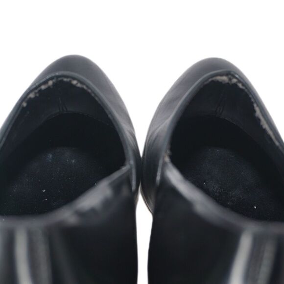 Kate Spade Saturday Black Leather Almond-Toe Heels, Size 6 - Picture 7 of 7